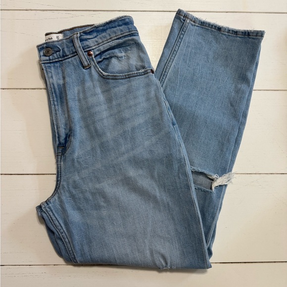 Abercrombie & Fitch Denim - Abercrombie & Fitch The Ankle Straight Jeans
